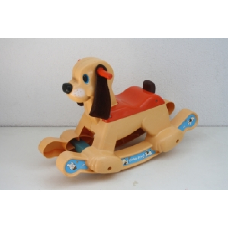 Vintage Fisher-Price hobbelpaard (hobbelhond)